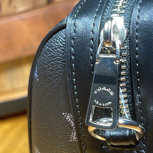 HTF NWOT COACH ROWAN SATCHEL WITH DOT STAR PRINT - Picture 8 of 16